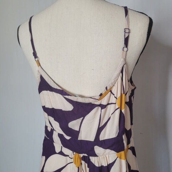 Boden size 10L dress maxi long flower open back lining zip - Picture 7 of 14